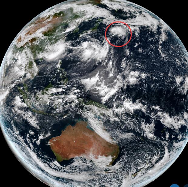台风路径实时发布系统11号台风云图 台风“妮妲”实时高清卫星云图追踪