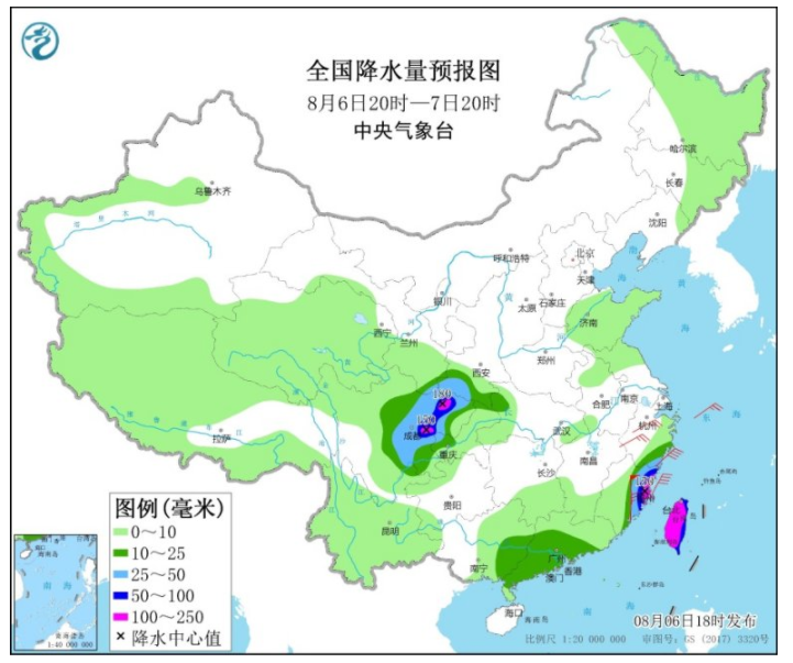 台风卢碧路径实时发布系统 卢碧靠近台湾影响福建台湾等地有暴雨