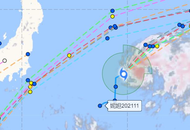 2021年11号台风妮妲最新实时路径 “妮妲”接下来会去往哪里