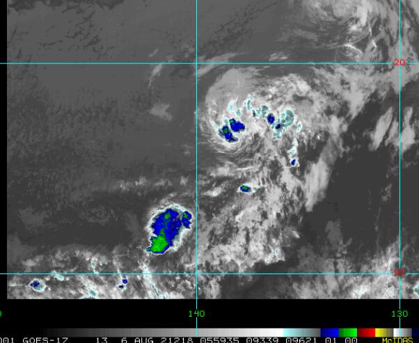 8月6日国外天气预报：东北太平洋“双风共舞”