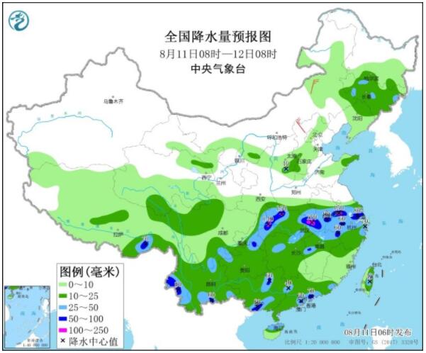 长江中下游强降雨继续在线 部分地区伴雷暴大风强对流天气