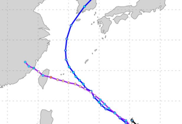 12号台风最新消息2021实时路径图 “奥麦斯”最新路径走向图