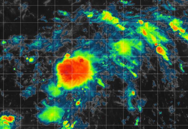12号台风路径实时发布系统云图发展 台风奥麦斯高清卫星云图更新