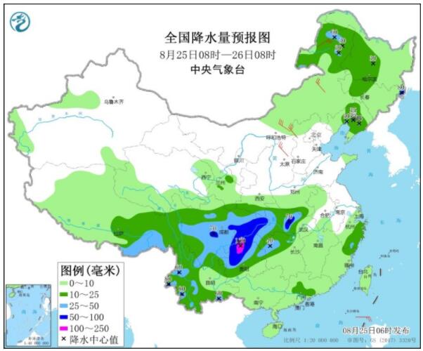 四川盆地江南等部分仍有强降雨 内蒙古东北等局部大到暴雨