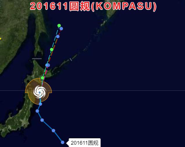 2021年第18号台风叫什么名字 今年十八号台风最新消息路径图