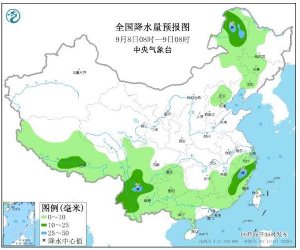 冷空气影响北京河北等降温降雨 重庆湖北贵州等局部暴雨