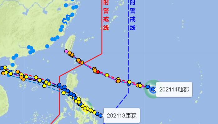 14号台风灿都消息最新路径预报 未来会对江苏有影响吗