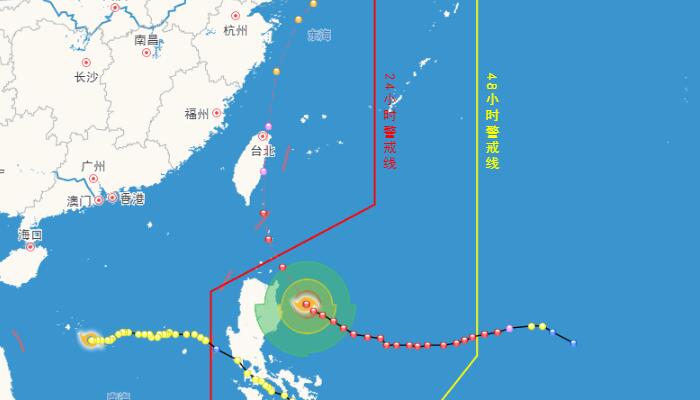 14号台风最新消息台风路径实时路径图 “灿都”会登陆福建吗