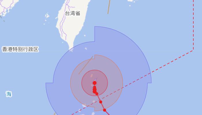 十四号台风灿都路径实时发布系统 12日登陆或擦过我国台湾省