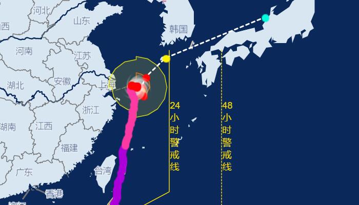14号台风实时路径图：台风灿都不会登陆我国了但影响仍在