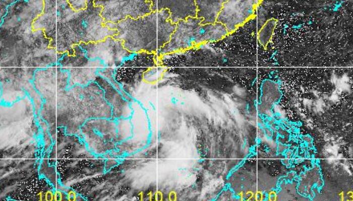 台风路径实时发布系统15号胚胎 受其影响海南岛有较强风雨