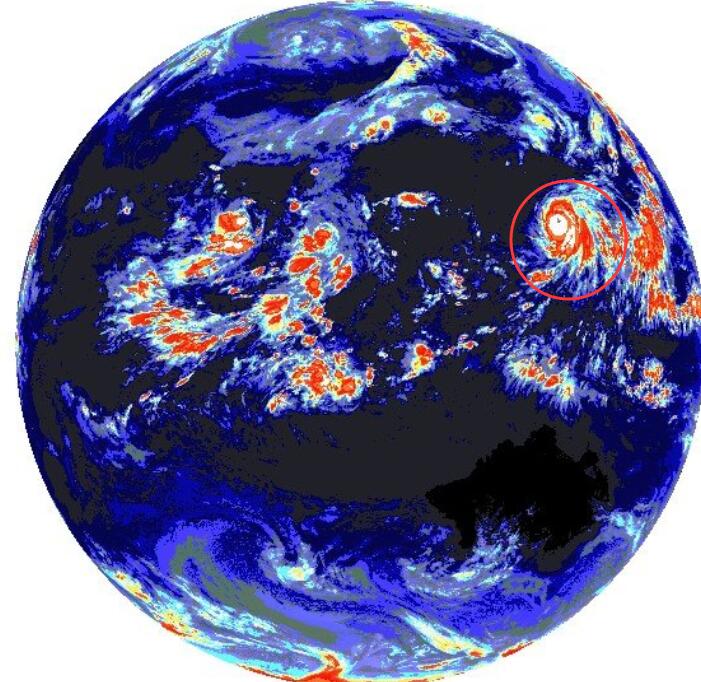 2021台风路径实时发布系统16号台风云图 台风蒲公英实时卫星云图更新