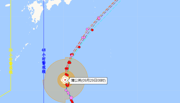 16号台风最新实时路径图发布消息 台风蒲公英最新位置在哪里