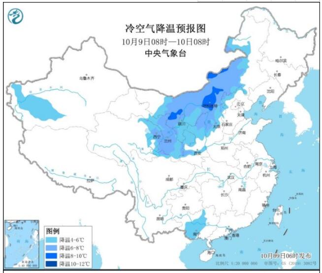 全国降温地图出炉：10日早多城迎下半年来最冷早晨