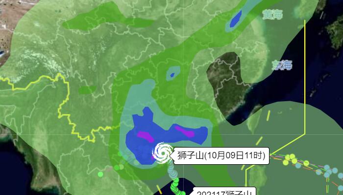 台风狮子山联合冷空气影响湖南 大部迎较强风雨天气