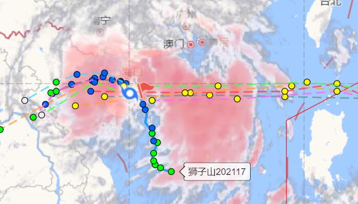 广东台风狮子山路径实时发布系统网 受其影响风雨依旧