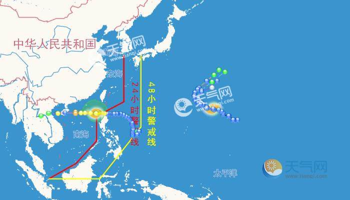 18号19号台风路径图实时发布"双台风"路径实时发布系统路径走势图