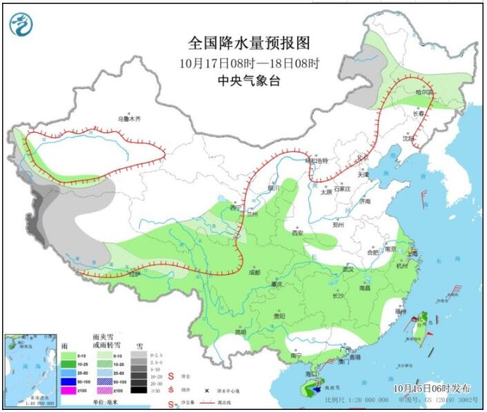 强冷空气继续影响我国中东部 华北东北江南等降温幅度达14℃