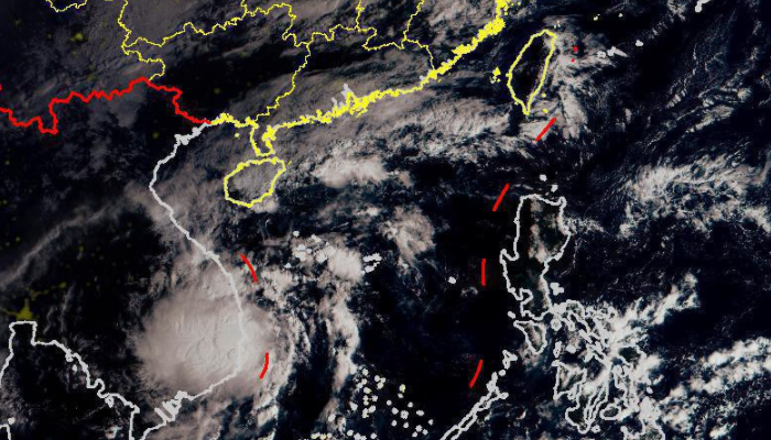 2021台风最新实时路径图发布消息 南海热带低压将在越南登陆