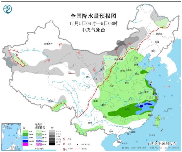 寒潮来袭陆续现降温大风过程 京津冀等有重度雾霾侵扰