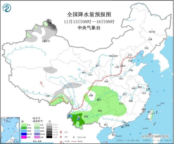 华北黄淮雾霾来袭 新疆西藏等有明显雨雪天气