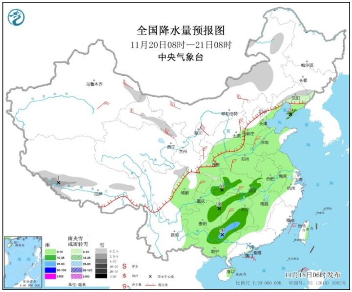 华北黄淮江汉局部有重度霾 冷空气影响我国降温可超12℃