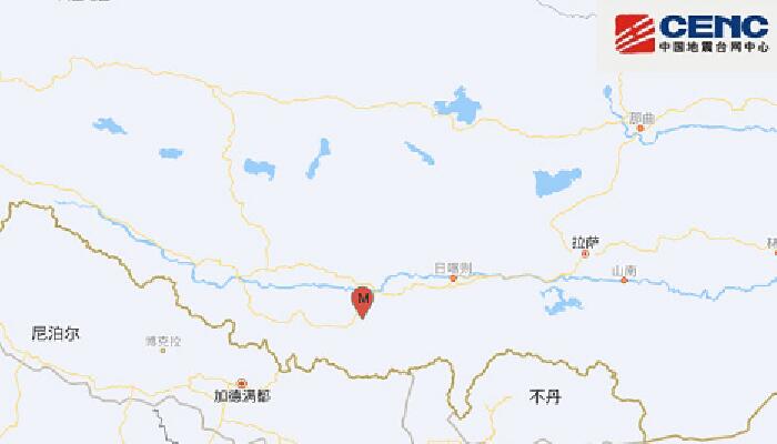 12月8日地震最新消息：西藏日喀则市定日县3.2级地震