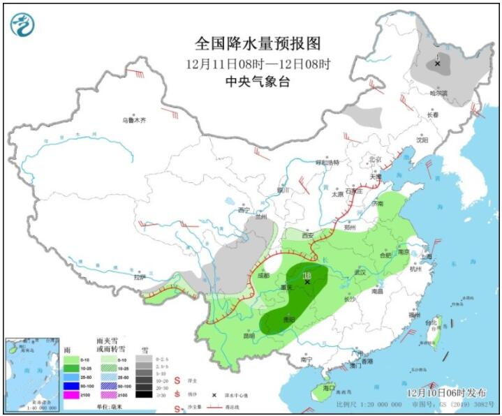 冷空气来袭我国大部明显降温 西北东北等迎较强降雪