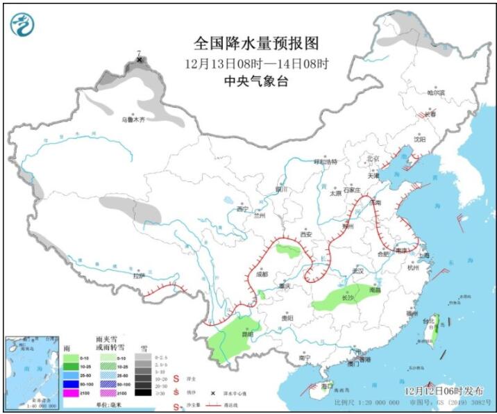 冷空气继续影响中东地区 东北苏皖等温度降幅可达超12℃