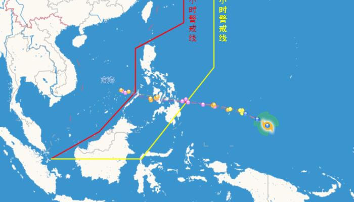 第22号台风实时路径预测图 “雷伊”生成后最新走向图