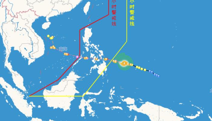 台风雷伊2021实时路径图更新 预计18日凌晨移入南海
