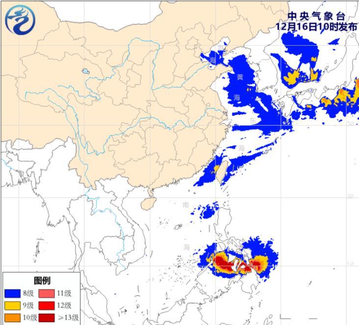 广东台风最新消息2021：“雷伊”冷空气影响广东沿海大风达10级