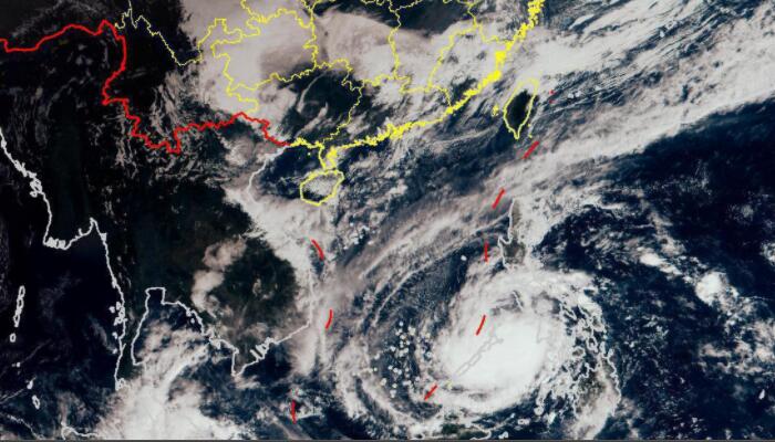 台风雷伊今夜将移入南海 广东沿海或受到一定影响
