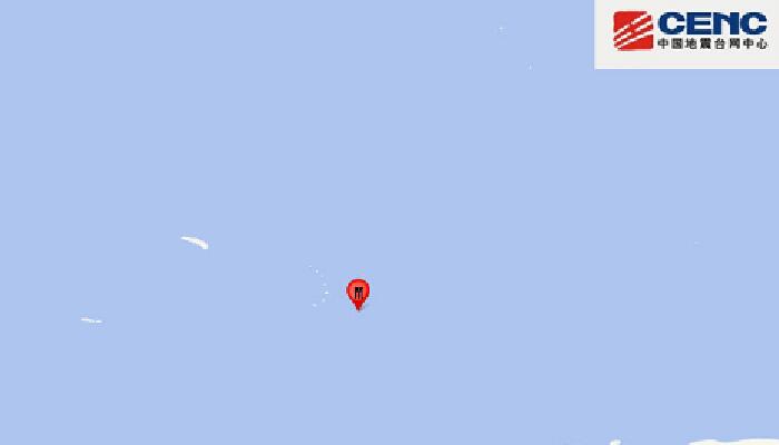 今日地震最新消息：南桑威奇群岛发生5.7级地震