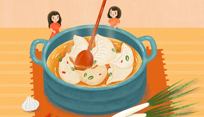 冬至吃饺子的诗词 描写冬至吃饺子的诗句