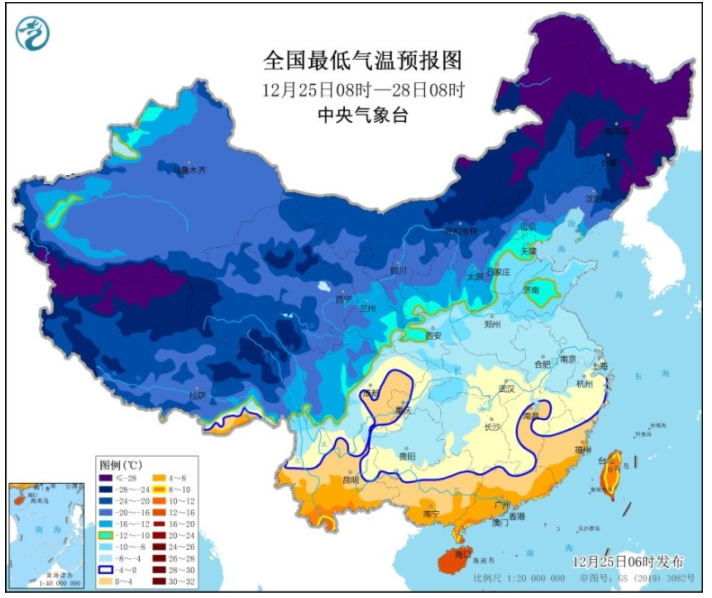 贵州湖南广西等地开始降温 西北黄淮江南等地有雨雪天气