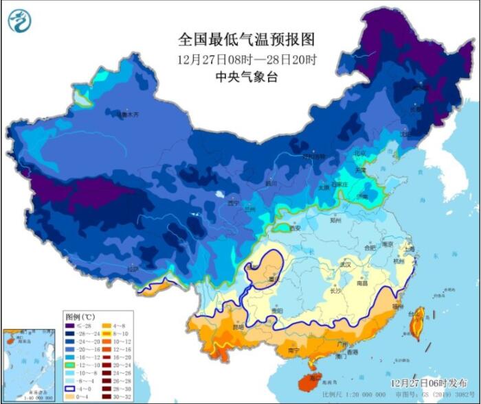 寒潮余力仍影响南方 西藏南部局地将有大暴雪