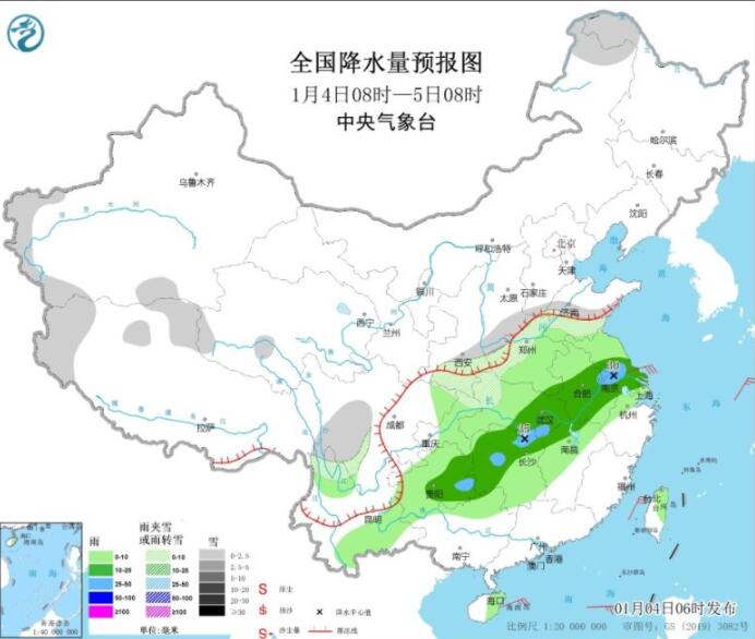 陕西山西河南等部分地区有降雪 江淮江汉江南等有明显降雨