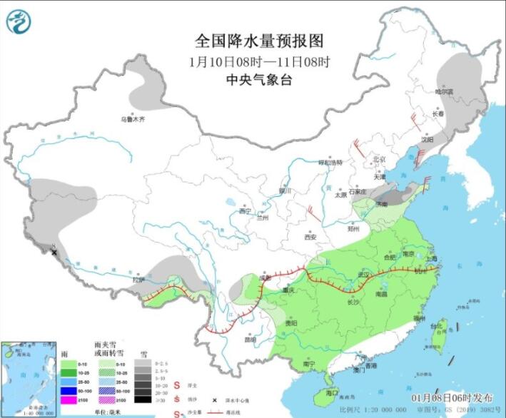今起冷空气影响中东地区 西北京津冀等仍有霾天气