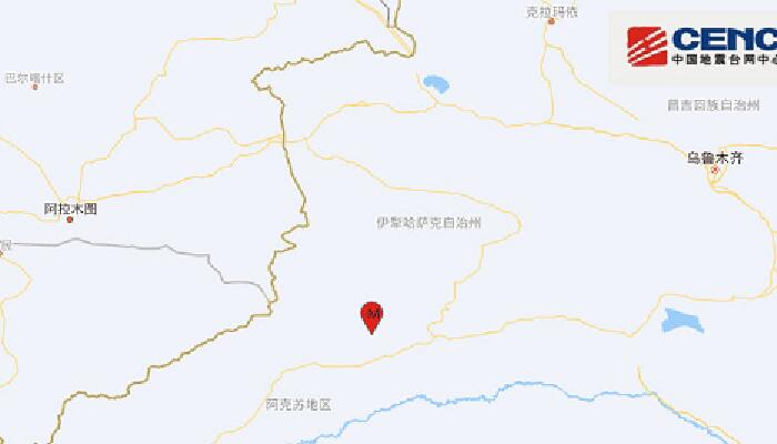 今日地震最新消息：新疆阿克苏地区拜城发生3.1级地震