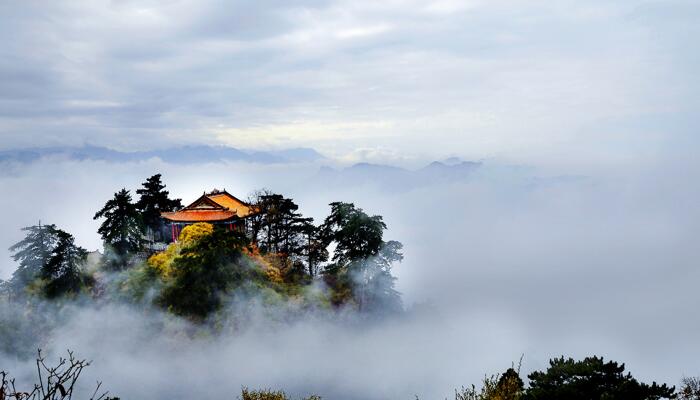 秦岭终南山雪后宛如奇幻仙境 想去吗注意保暖哦