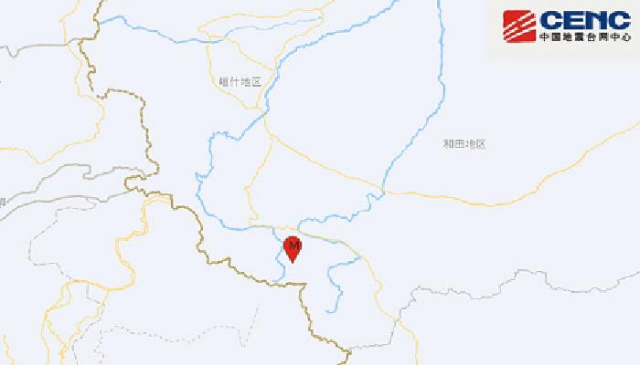 新疆地震最新消息：喀什地区叶城县发生3.4级地震