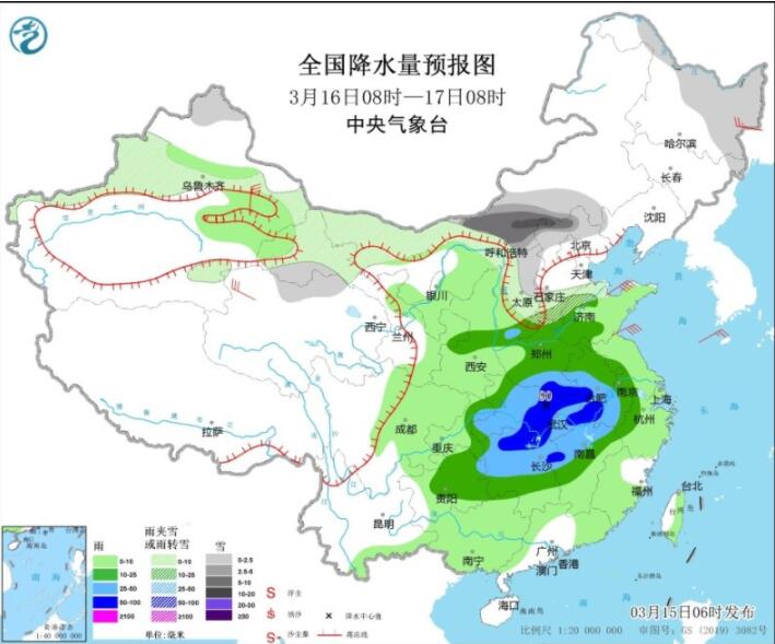 西北及北京河南等沙尘侵扰 内蒙古新疆东北仍有较强降雪