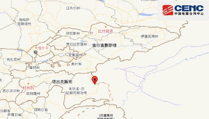 5月16日地震最新消息：塔吉克斯坦3.0级地震