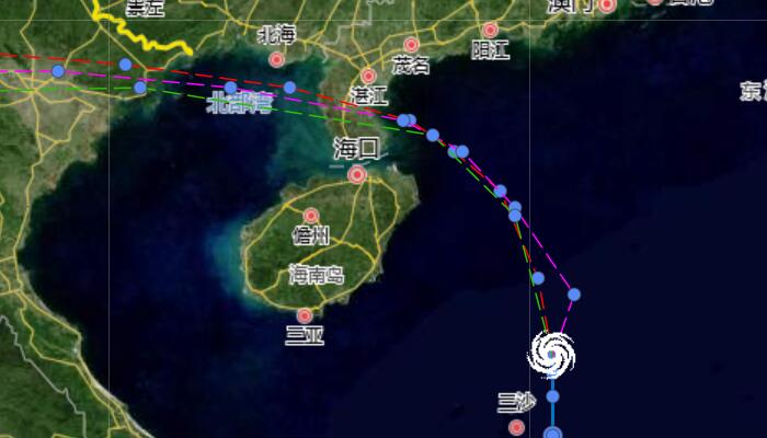 台风木兰逐渐逼近华南沿海 广东海南迎大暴雨