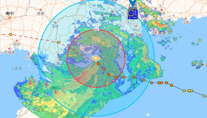 海南台风网路径实时发布系统 受台风马鞍影响海南迎强风雨