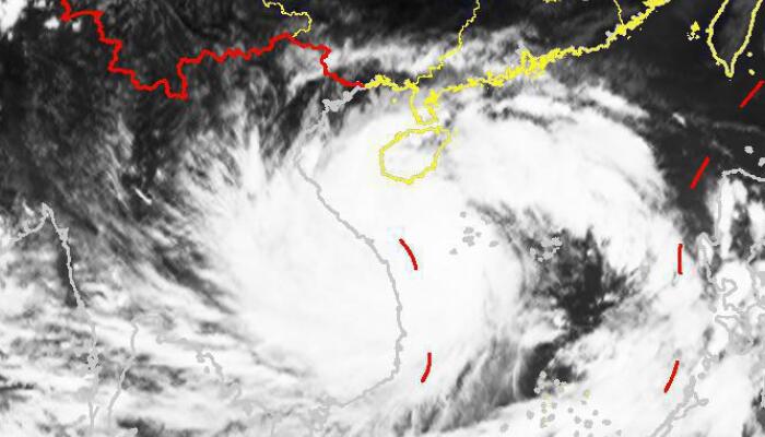 “奥鹿”对海南风雨核心影响时段已至 地质灾害气象风险四级预警发布