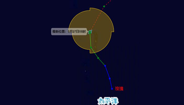 2022年17号台风玫瑰现在位置在哪里 温州台风网17号台风路径实时发布系统