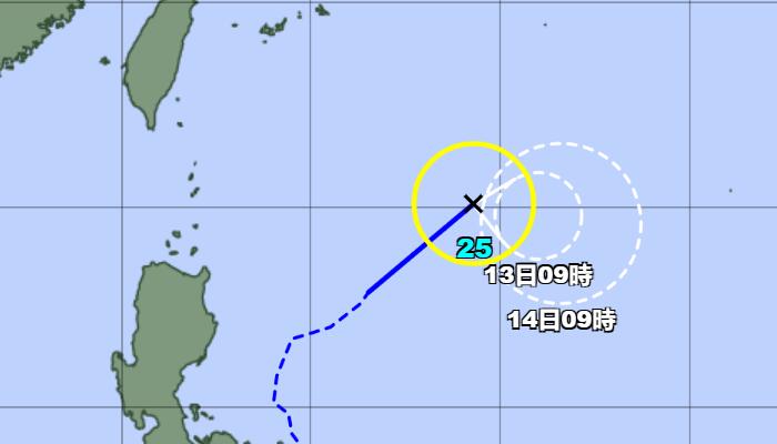 台风帕卡生成后最新动向 25号台风未来会去往哪里登陆