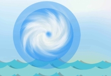 17级超强台风杜苏芮卫星云图最新发布:卡姿兰大眼睛